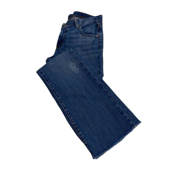 RL Polo Ralph Lauren Jeans Women Size 10 Blue Whiteny Jean Bootcut Flare - Picture 3 of 11